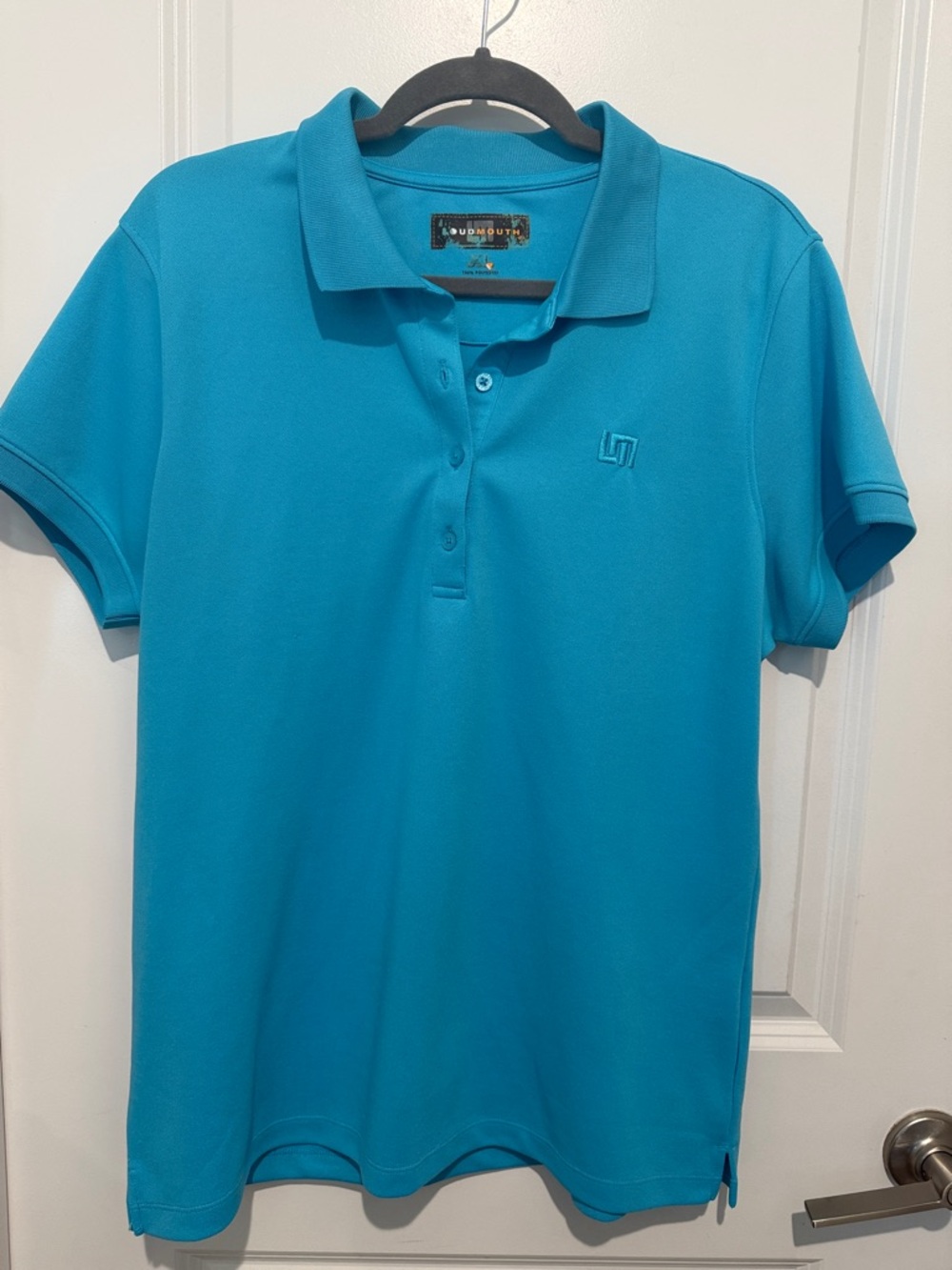Loudmouth Teal Blue Polo Shirt